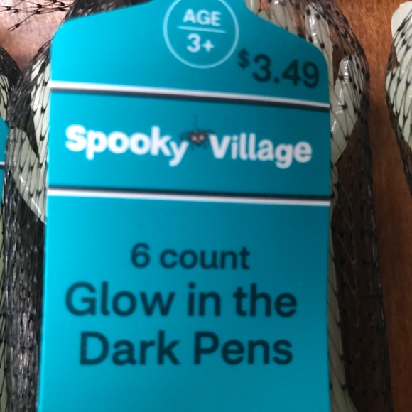 Halloween Spooky Village Glow in the Dark Pens - Picture 3 of 5